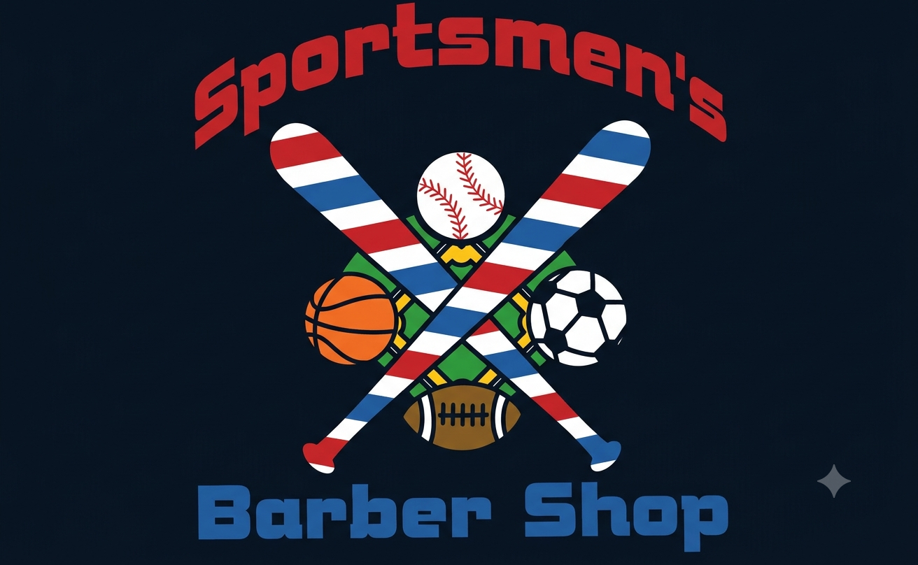 Sportsmen's Barber Shop logo